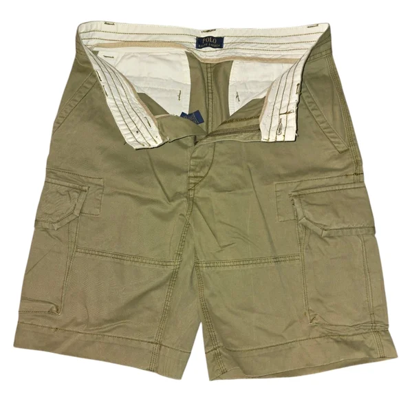 Polo Ralph Lauren Men's Olive Cargo Shorts - Picture 7 of 16